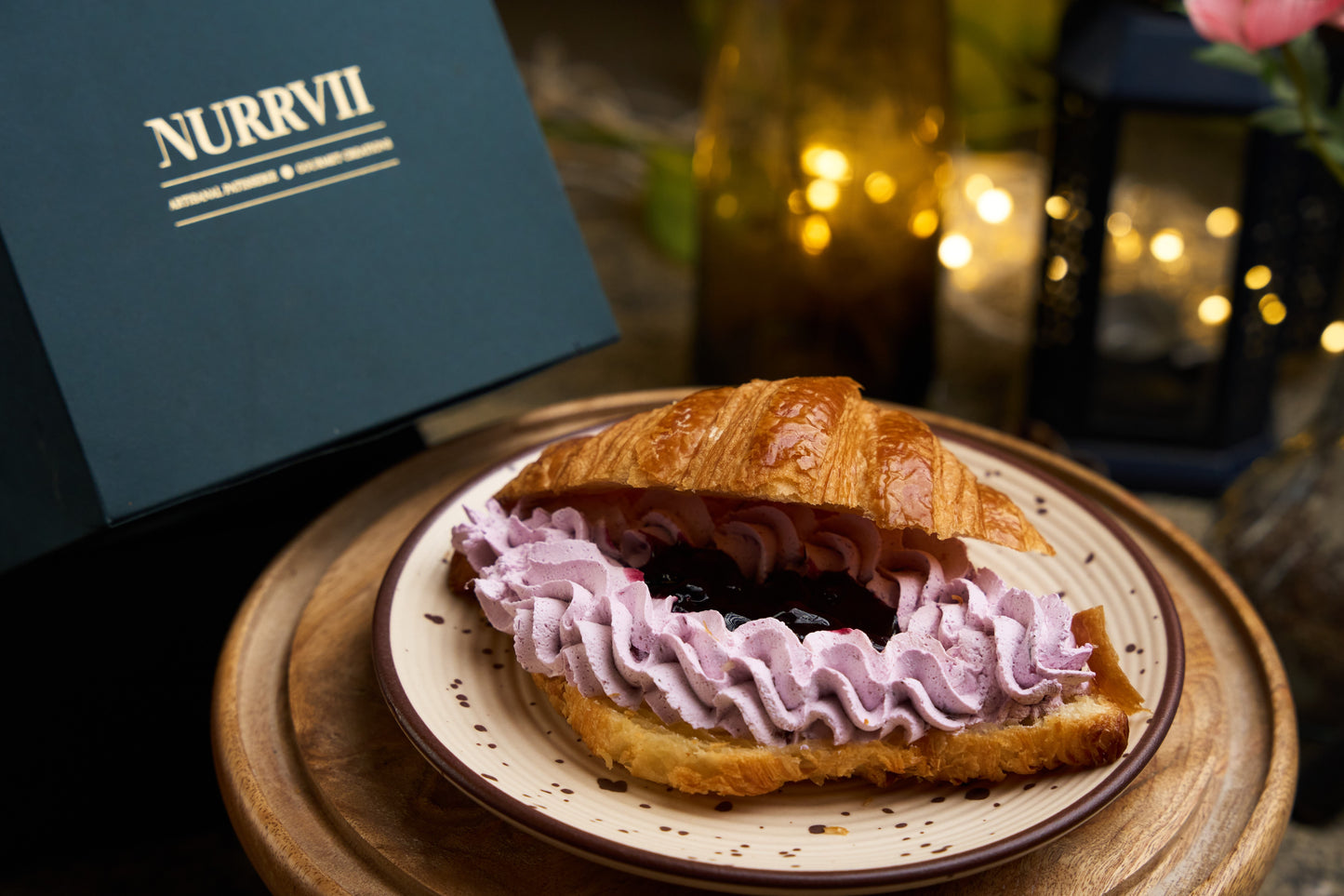 Blueberry Creme Croissant