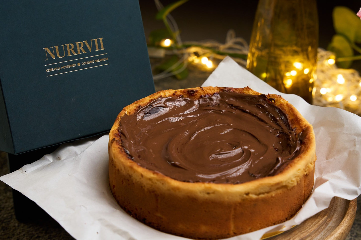 Nutella Burnt Basque Cheesecake